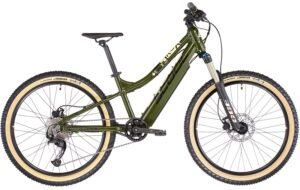 Vélos électriques enfant s'cool e-troX Race 24 9-S Enfant olive