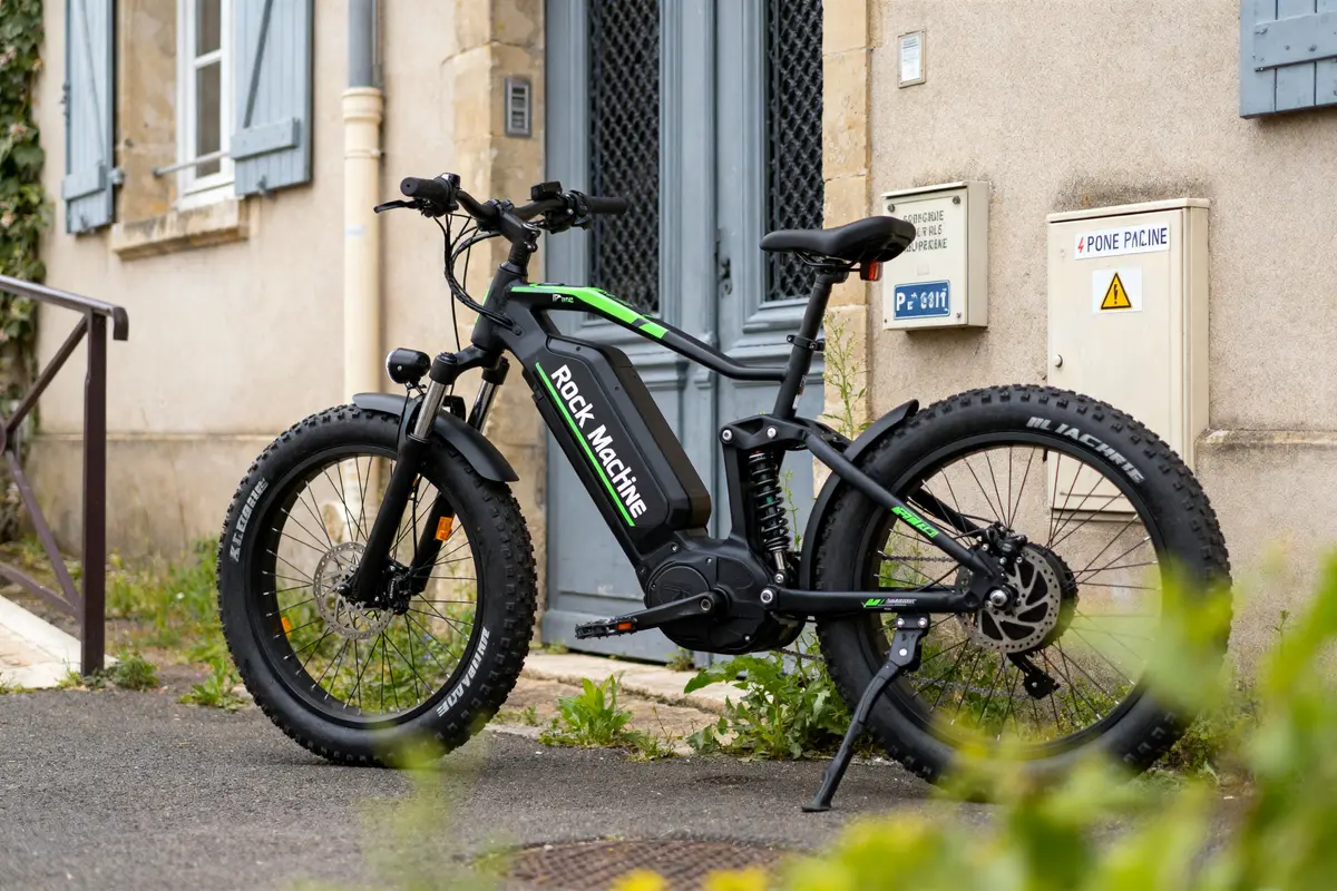 Vélo électrique Rock Machine : Promotions sur VTC, VTT !