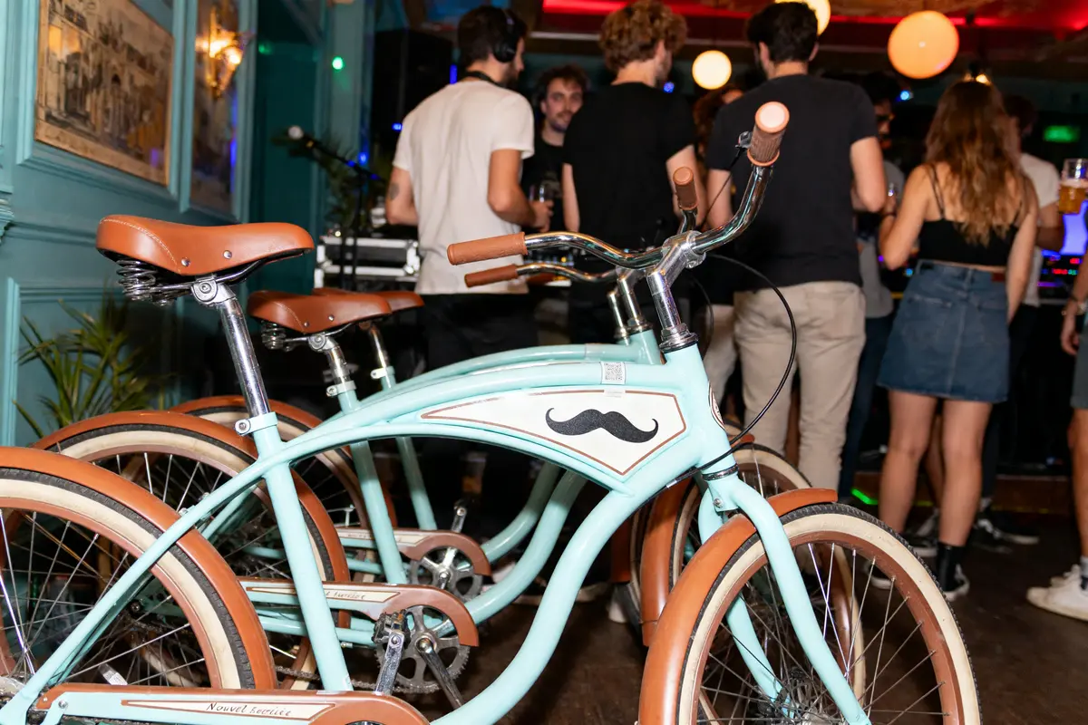 Venez fêter avec nous le vendredi 27.3 et les Vélo Moustache!
