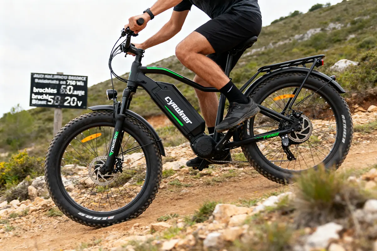 Cyrusher Trax : vélo électrique tout-terrain puissant et polyvalent