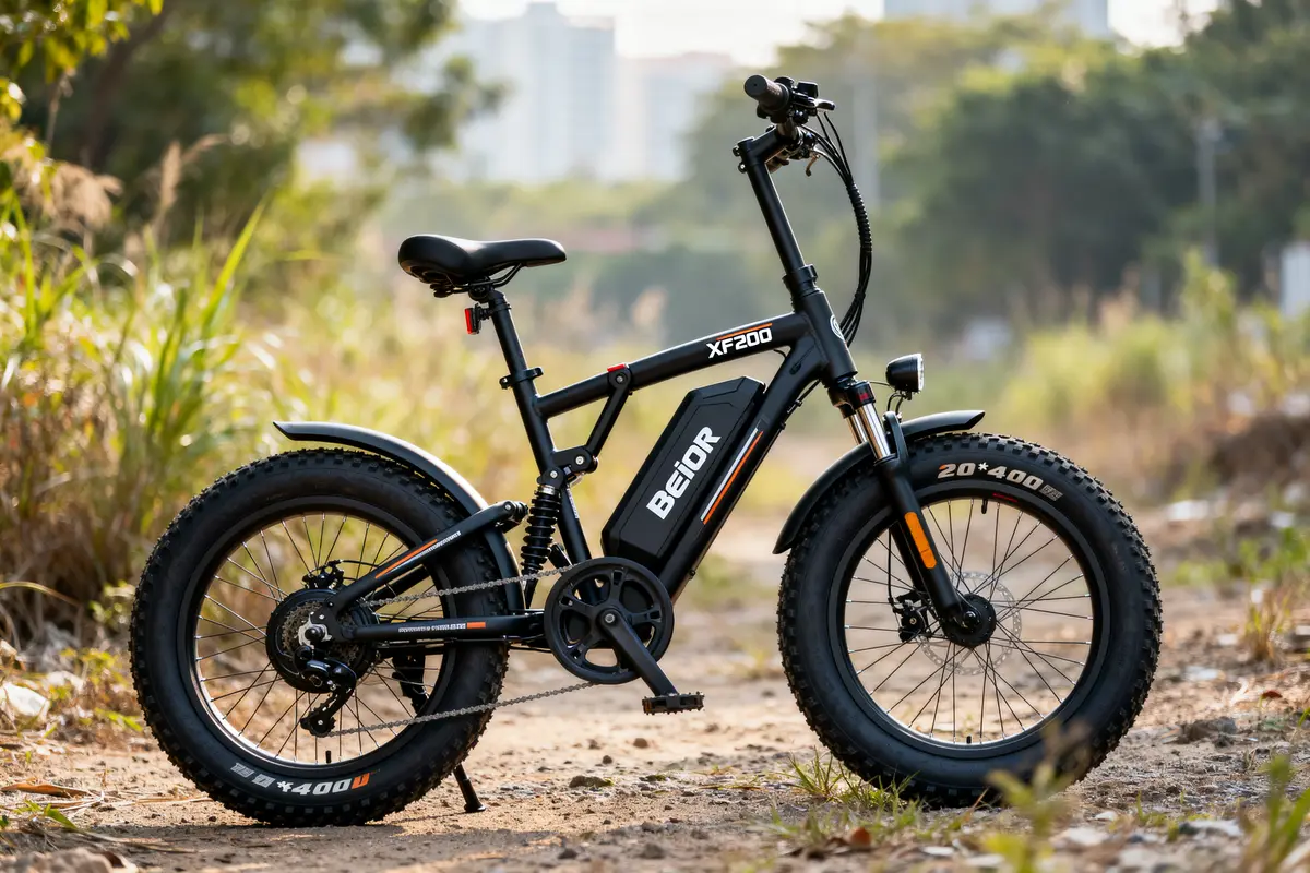 Bezior XF200 : fatbike pliant 1000W sportif et polyvalent