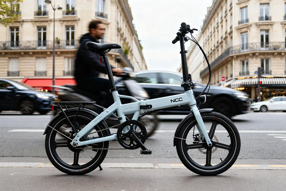 Velo electrique NCM : Le pliant compact idéal pour Paris